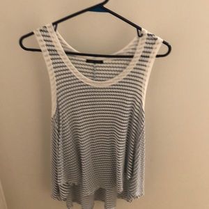 Striped Hi Low tank top